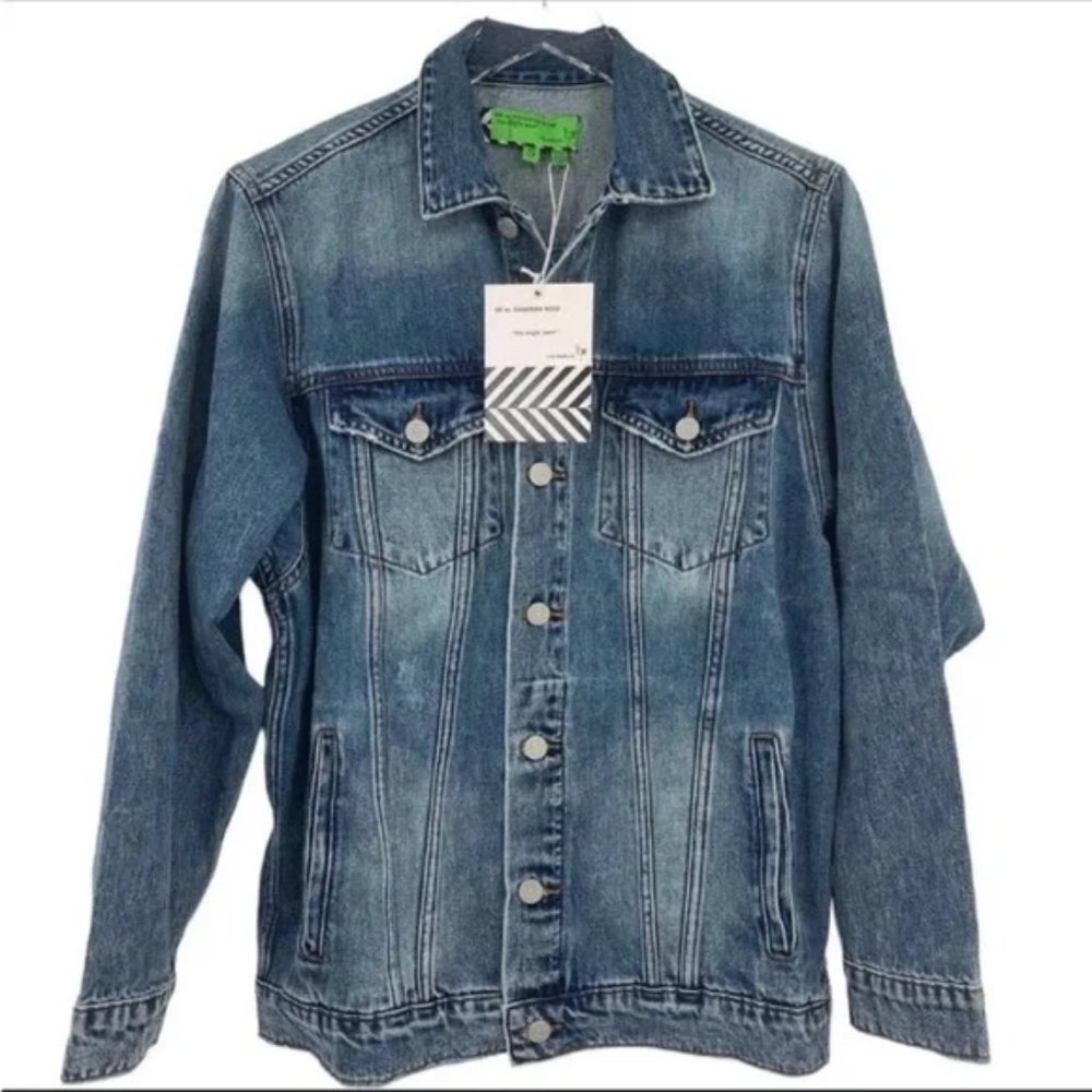 NWT Free People x Sandrine Rose oversized boyfriend jean jacket. Size XS S Qty